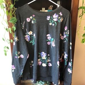 Old Navy Floral Pullover Sweater